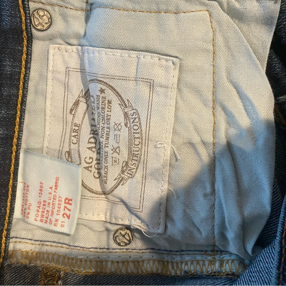 AG Blue Jeans; Women’s; 27R; Roll-up; Superior quality; elasticity - Picture 8 of 8